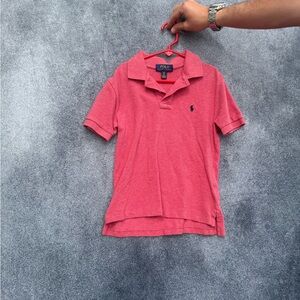 Kids Pink Polo Shirt